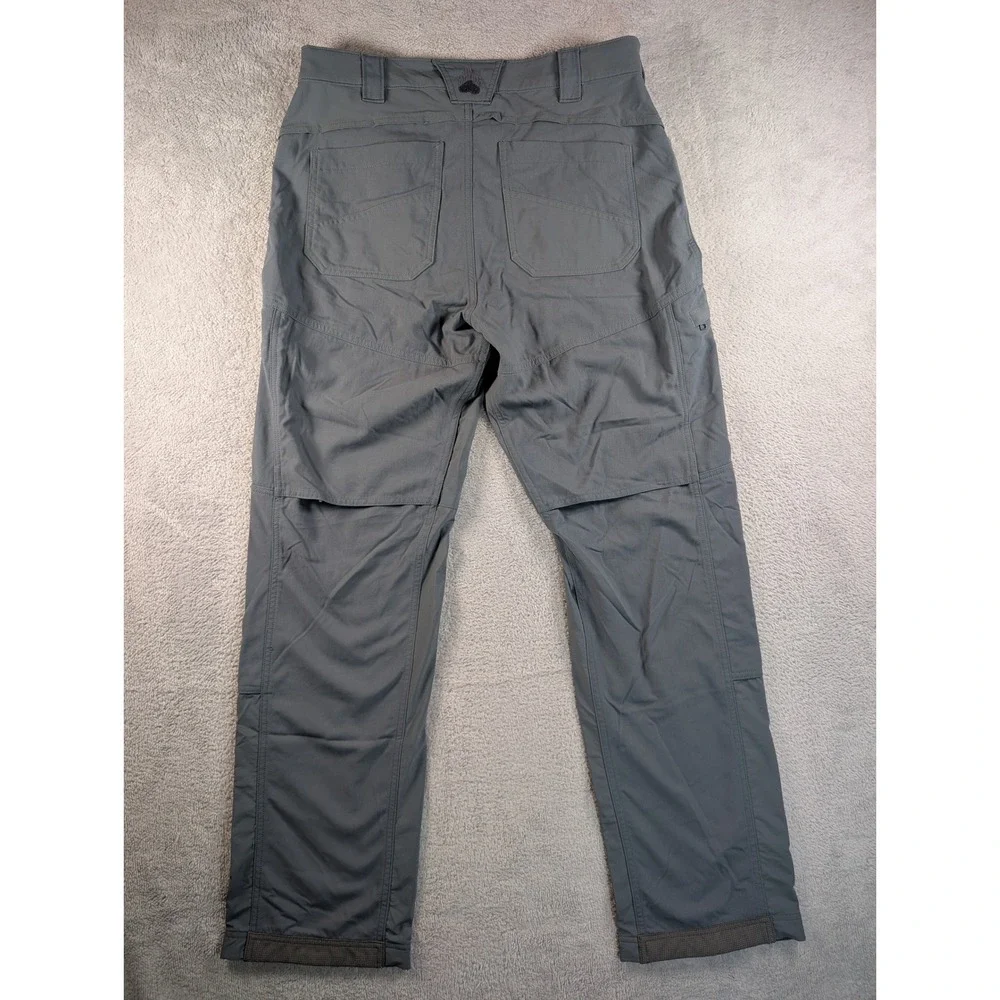 Alaskan Hardgear Duluth Trading Co Mens Gray Tactical Cargo Work Pants 34x34 BLE